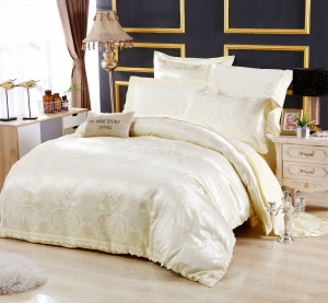 Оренбургская область - Гай -  2019 - Комплект постельного белья из жаккарда с вышивкой