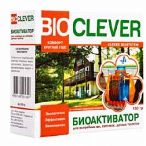 Биоактиватор Bioclever средство очистки септика