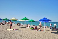 саки песчаный пляж