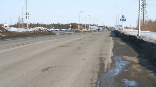 На развязке