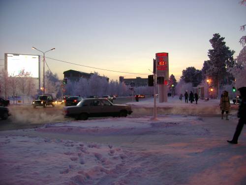 Перекрёсток ул. Мира, ул. Молодёжная
