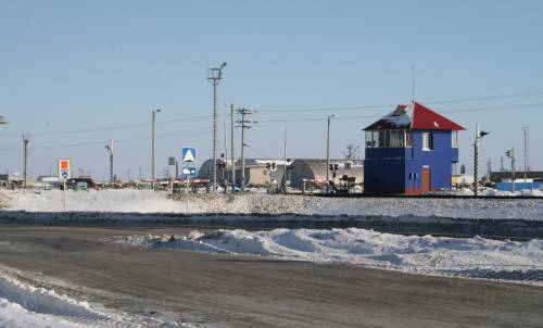 Когалым. Новый железнодорожный переезд