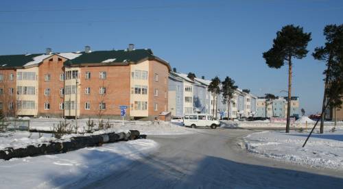 Когалым. Новые дома в поселковой части города