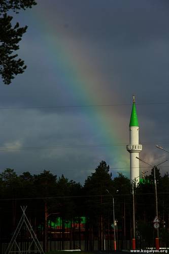 Радуга над мечетью