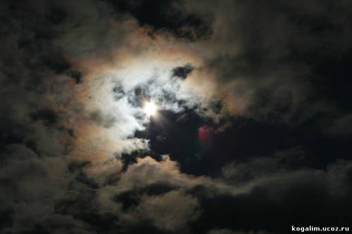 Затмение Солнца в г. Когалым