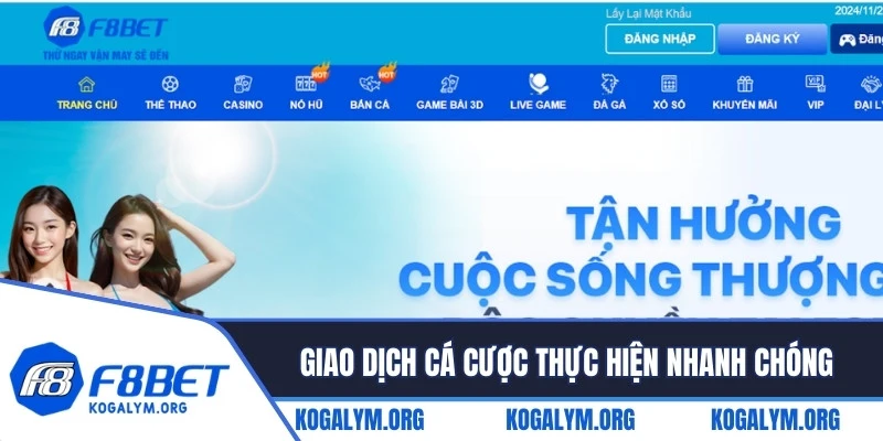 Giao dịch cá cược thực hiện đơn giản và cực kỳ nhanh chóng